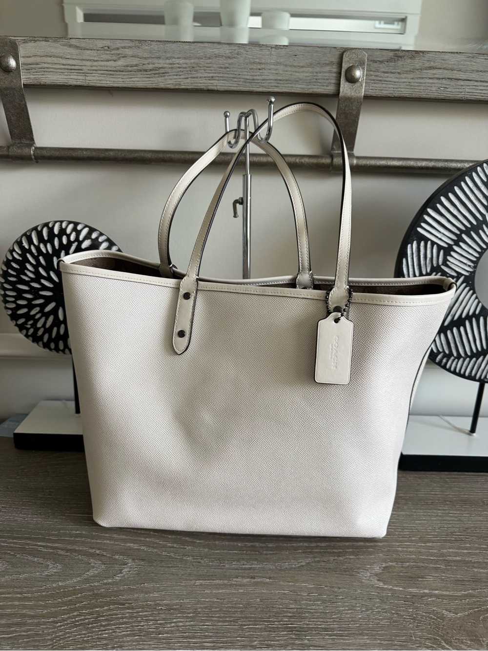 Coach Reversible Signature Canvas Tote Bag - Picture 3 of 16